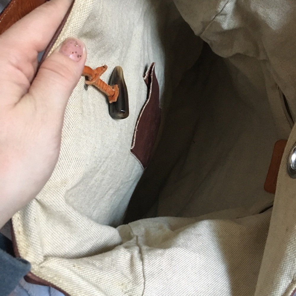 Leather Tote/Satchel - Picture 5 of 5